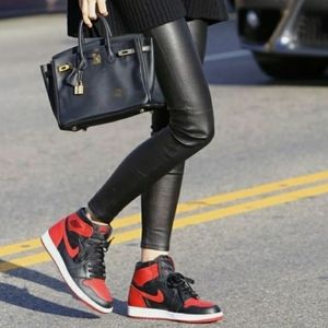 Air Jordan 1 Mid Black Gym-Red White 8